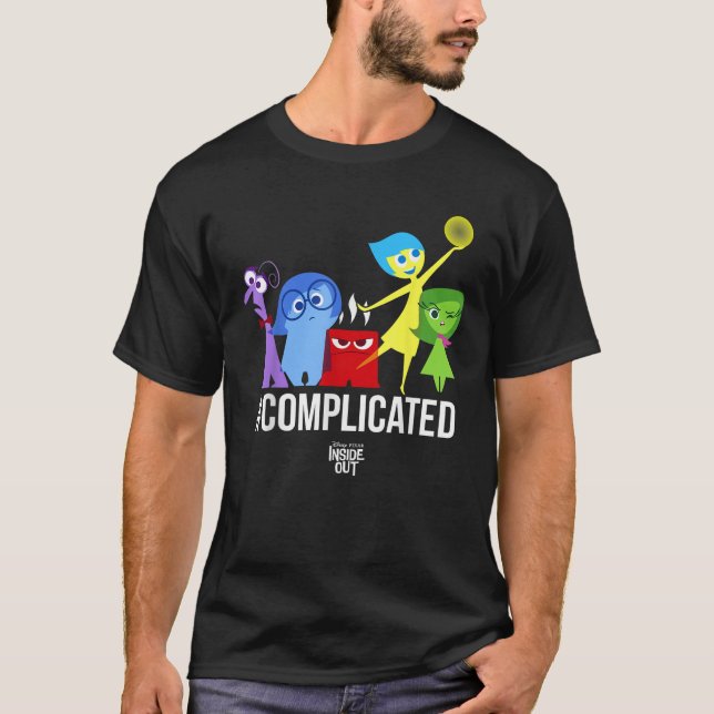 Camiseta Disney Pixar Inside Out Complicated Emotions Group (Frente)
