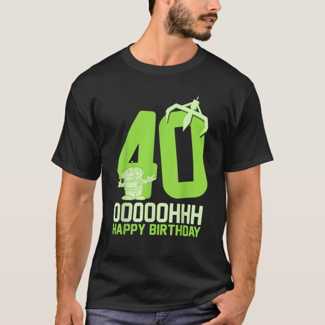 Camiseta Disney Pixar Toy Story Alien OOOOH Happy 40th Birt (Frente)