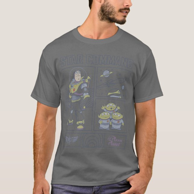 Camiseta Disney Pixar Toy Story Buzz Lightyear Comando Este (Frente)