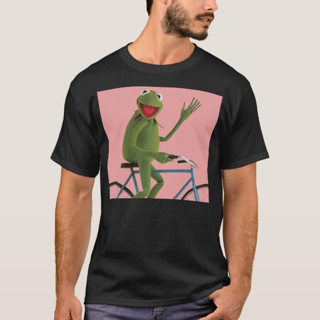 Camiseta Disney The Muppets Kermit The Frog Bike Ride (Frente)