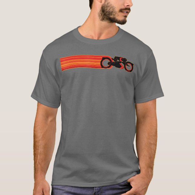 Camiseta Disney TRON Ares Lightcycle Race Light Streak (Frente)