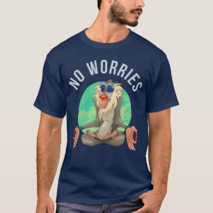 Camiseta DisneyO Rei Leão Rafiki Sem Preocupações vintage