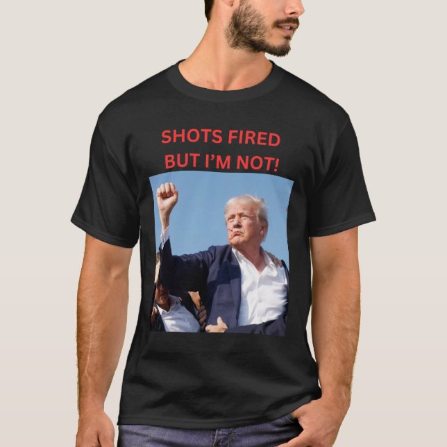 Camiseta Disparado! Presidente Trump (Frente)