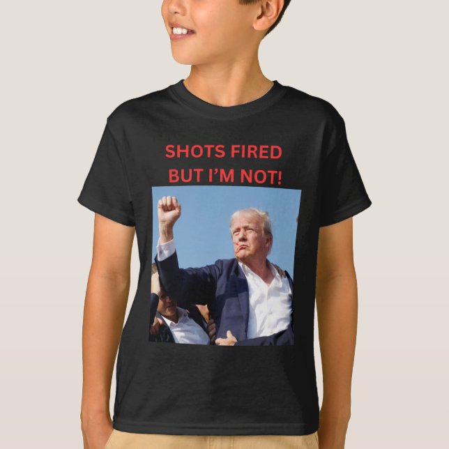 Camiseta Disparado! Presidente Trump (Frente)