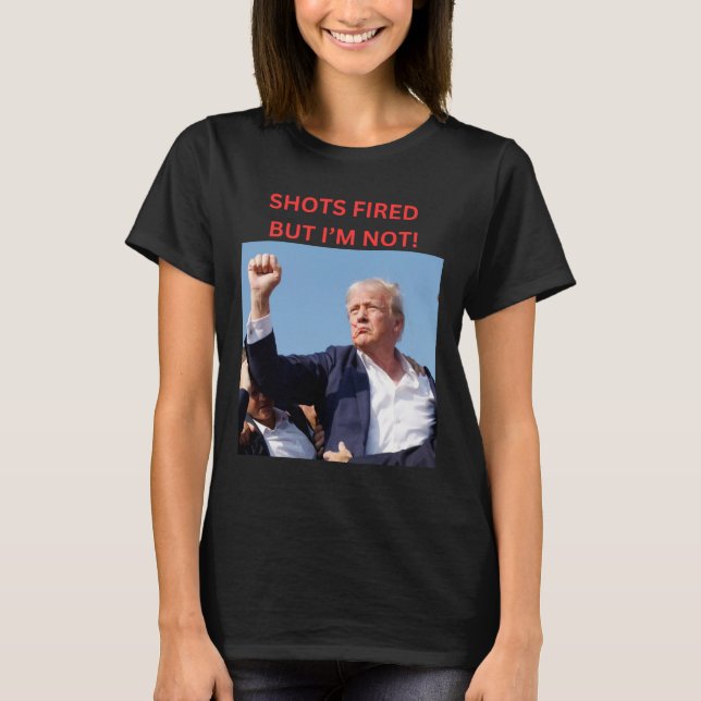 Camiseta Disparado! Presidente Trump (Frente)