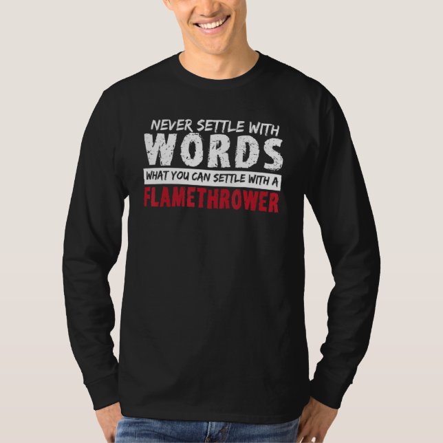 Camiseta Disparador Funny Flamewer - Picroteca Flameth (Frente)
