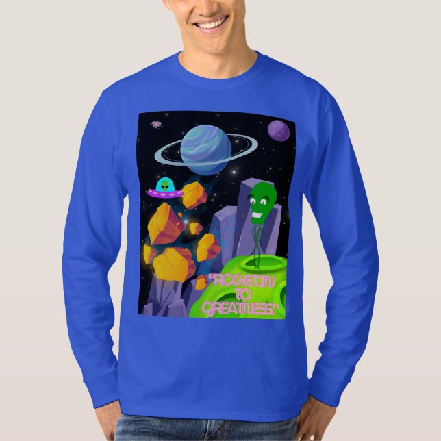 CAMISETA DISPARANDO PARA A GRANDEZA (Frente)