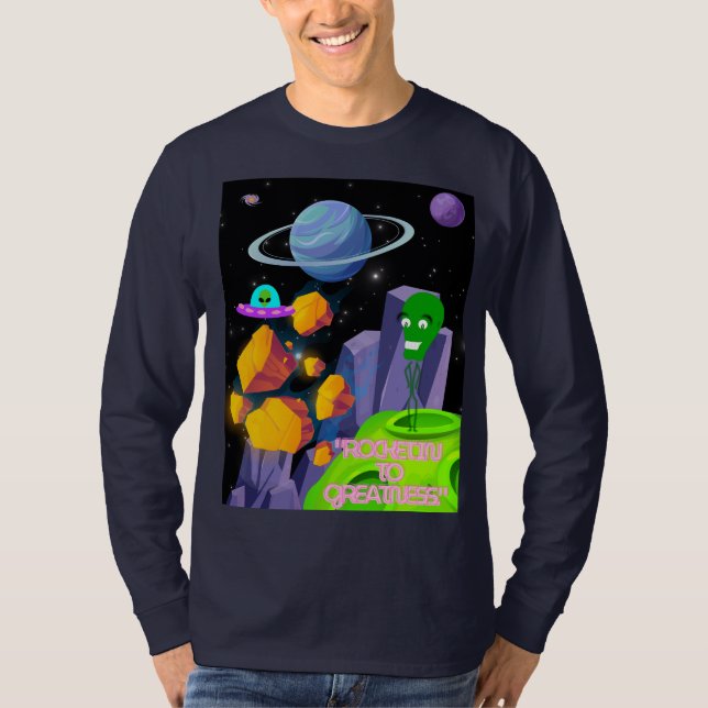 CAMISETA DISPARANDO PARA A GRANDEZA (Frente)