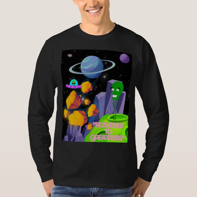 CAMISETA DISPARANDO PARA A GRANDEZA (Frente)