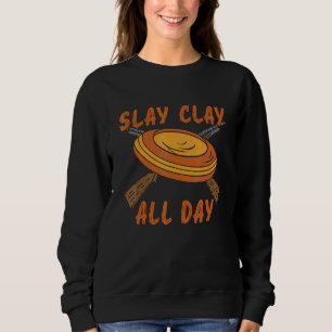 Camiseta Disparar Argila O Dia Todo Tiro Com Espingarda Esp