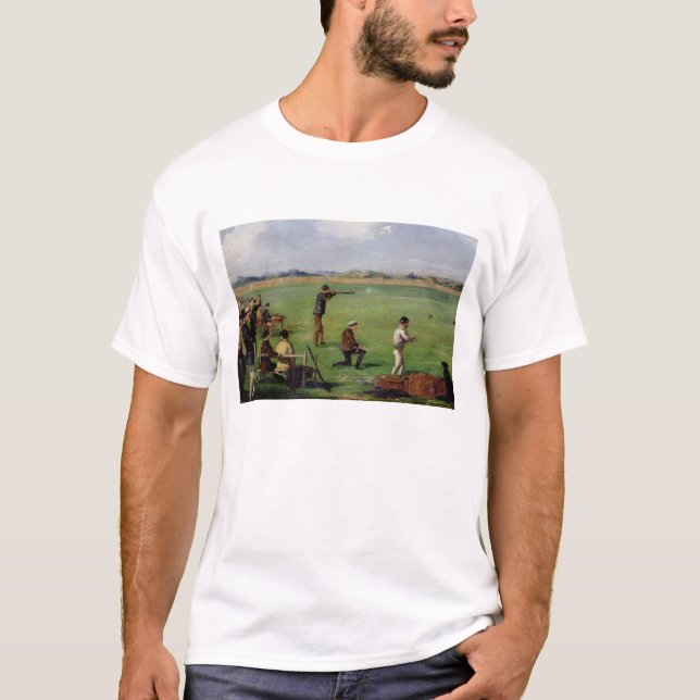 Camiseta Disparar (óleo no papel) (Frente)