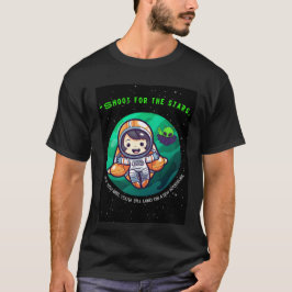 CAMISETA DISPARE PARA AS ESTRELAS, ASTRONAUTA