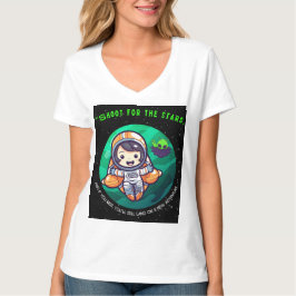 CAMISETA DISPARE PARA AS ESTRELAS, ASTRONAUTA