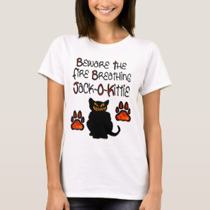 Camiseta Disparo de incêndio Jack-O-Kittie