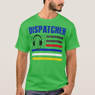 Camiseta Dispatcher 911 Emergency Police Fire EMS American