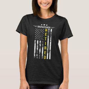 Camiseta Dispatcher 911 EUA Sinalizador Thin Yellow