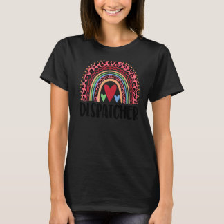 Camiseta Dispatcher Rainbow Women Lepard Rainbow Love