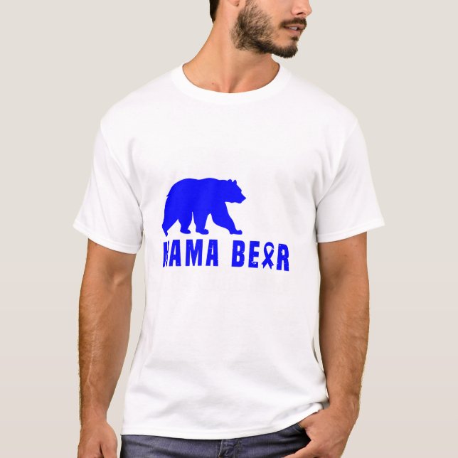 Camiseta Displasia Fibromuscular Mamãe Urso (Frente)