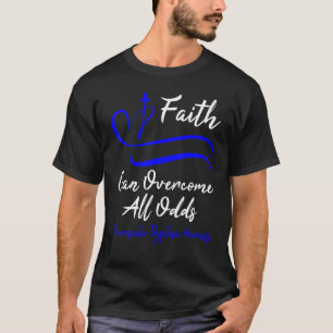 Camiseta Displasia Fibromuscular Sensibilização Azul Fita C