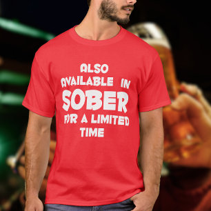 Camiseta Disponível em SOBER para cruzeiros engraçados de t