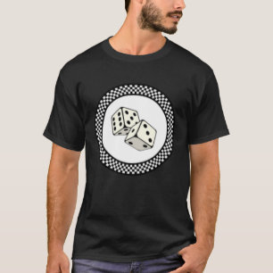 Camiseta Dispositivo de padrão do quadro de verificação de