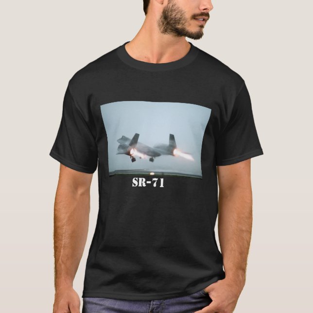 CAMISETA DISPOSITIVO DE PÓS-COMBUSTÃO SR-71 (Frente)