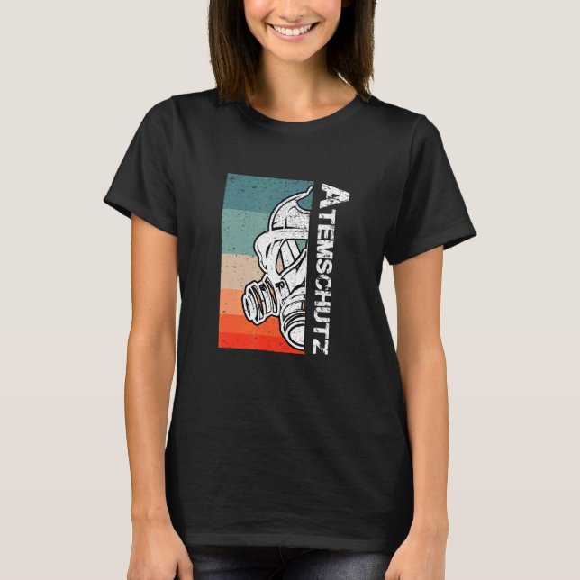 Camiseta Dispositivo De Proteção Respiratória Da Brigada De (Frente)