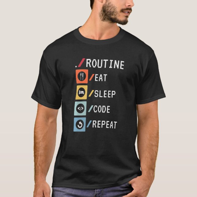 Camiseta Dispositivo de software do codificador de repetiçã (Frente)
