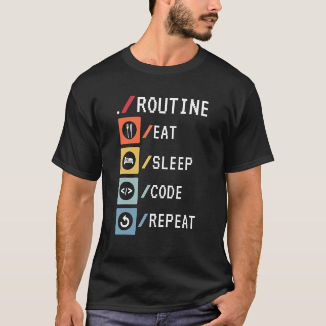 Camiseta Dispositivo de software do codificador de repetiçã (Frente)