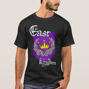 Camiseta Dispositivo do leste do reino com texto para