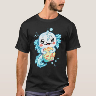 Camiseta Dispositivos Axolotl Para Dragões D20 Rpg Gamer Me