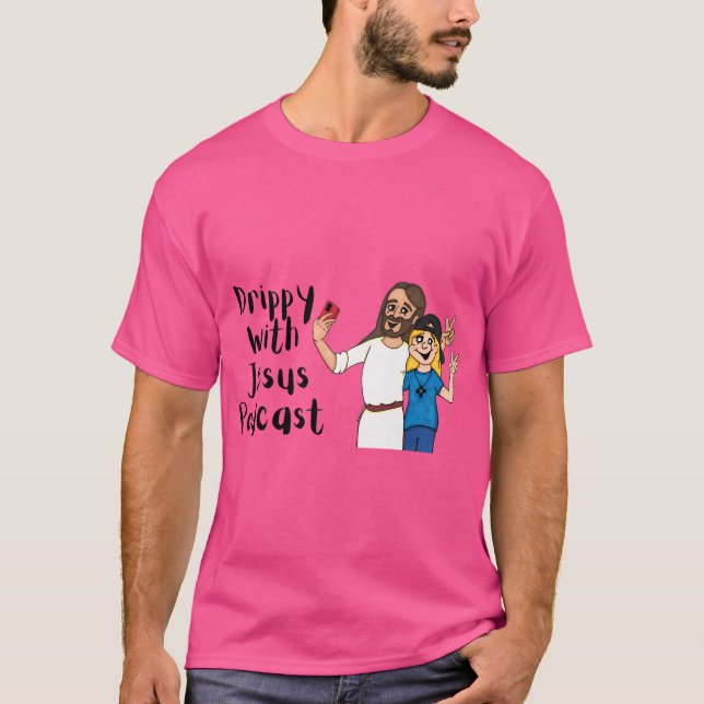 Camiseta Disquete com Jesus Podcast (Frente)
