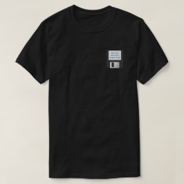 Camiseta Disquete de 3,5" Personalizável