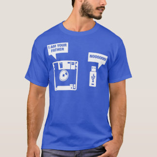 Camiseta disquete eu sou seu pai