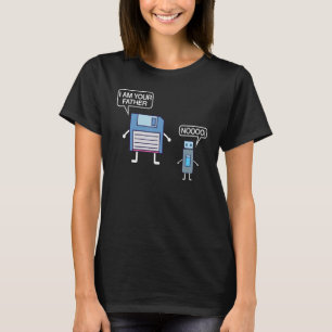 Camiseta Disquete USB Eu sou o Geek do Nerd pai