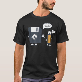 Camiseta Disquete Usb Eu Sou Seu Pai Nerd Divertido