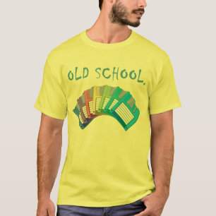 Camiseta disquetes antigos da escola