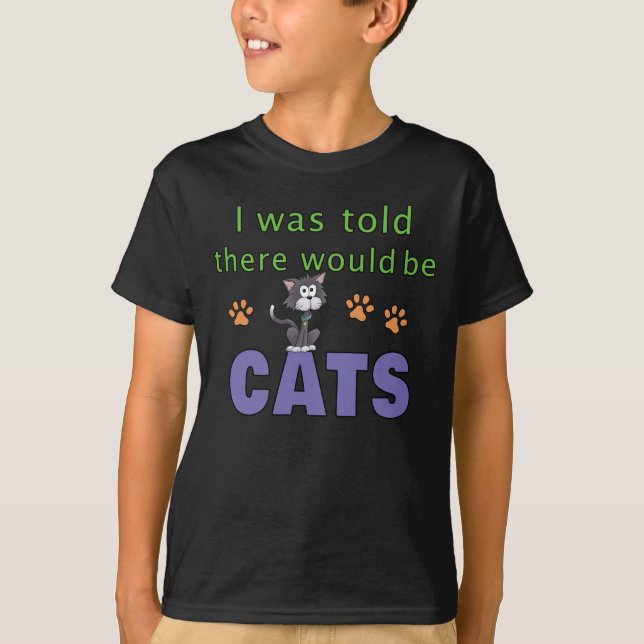Camiseta Disseram-me que haveria o CATS (Frente)