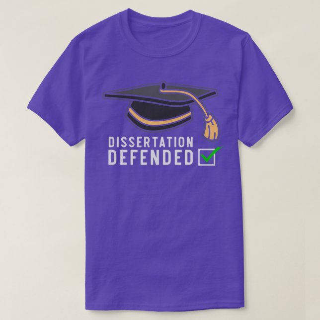 Camiseta Dissertação Defendida 4 (Frente do Design)