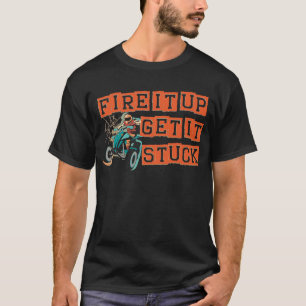 Camiseta Dissipe-o para que fique preso por um ventilador q