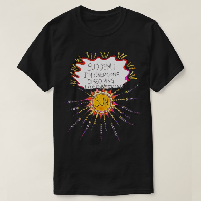 Camiseta Dissolver Como O Sol Regulador (Frente do Design)