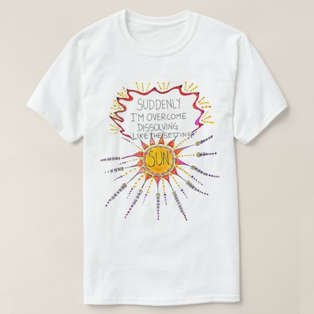 Camiseta Dissolver Como O Sol Regulador (Frente do Design)