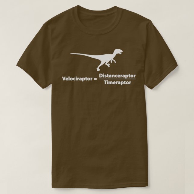 Camiseta Distanceraptor de VelociraptorTimeraptor (Frente do Design)
