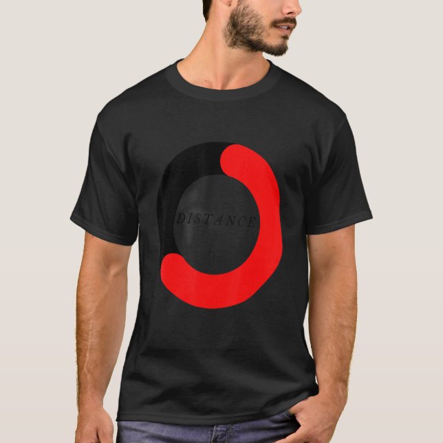 Camiseta Distância da liberdade moderna (Frente)