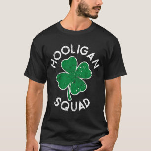 Camiseta Distância do Dia de São Patrício C Sortudo no Quad