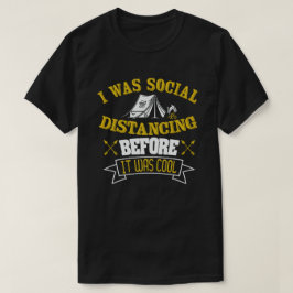 Camiseta Distância Social Antes De Ser Legal