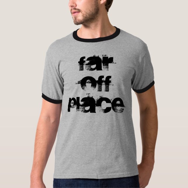 Camiseta Distante fora do lugar (Frente)