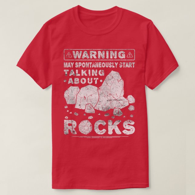 Camiseta Distante Geologia Rockhound (Frente do Design)