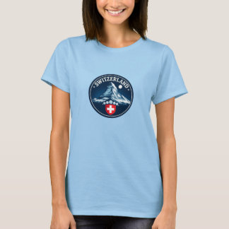 Camiseta Distintivo da Herança do Matterhorn Suíço