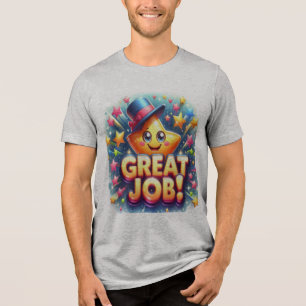 Camiseta Distintivo de Conquista de Grande Trabalho Mágico